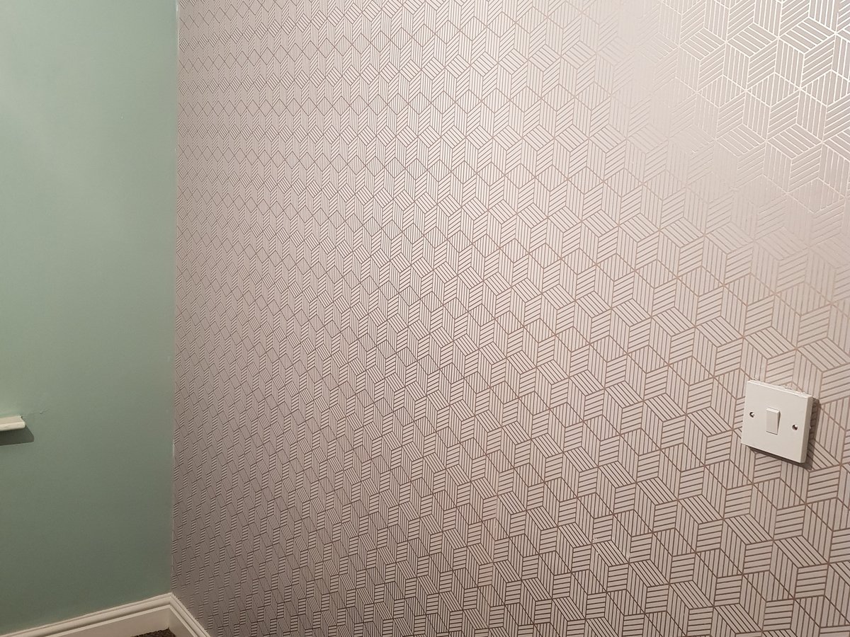 Wallpapering — real Yard Kings job photo
